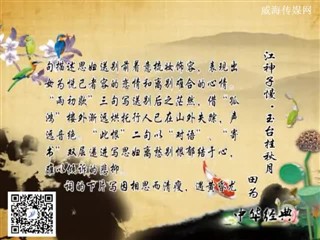 0503中华经典-诗词赏析-江神子慢·玉台挂秋月